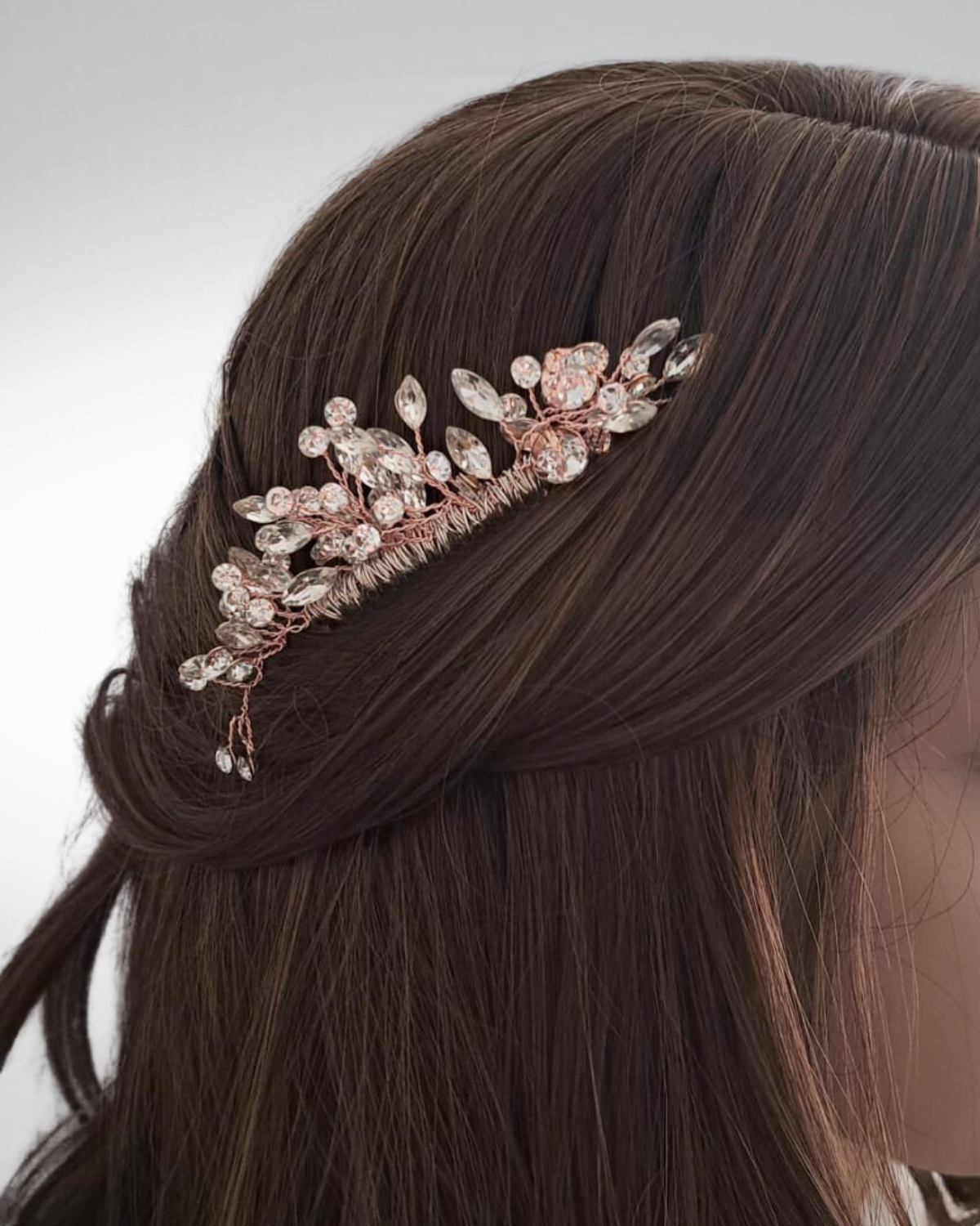 Bridal Comb with Crystals