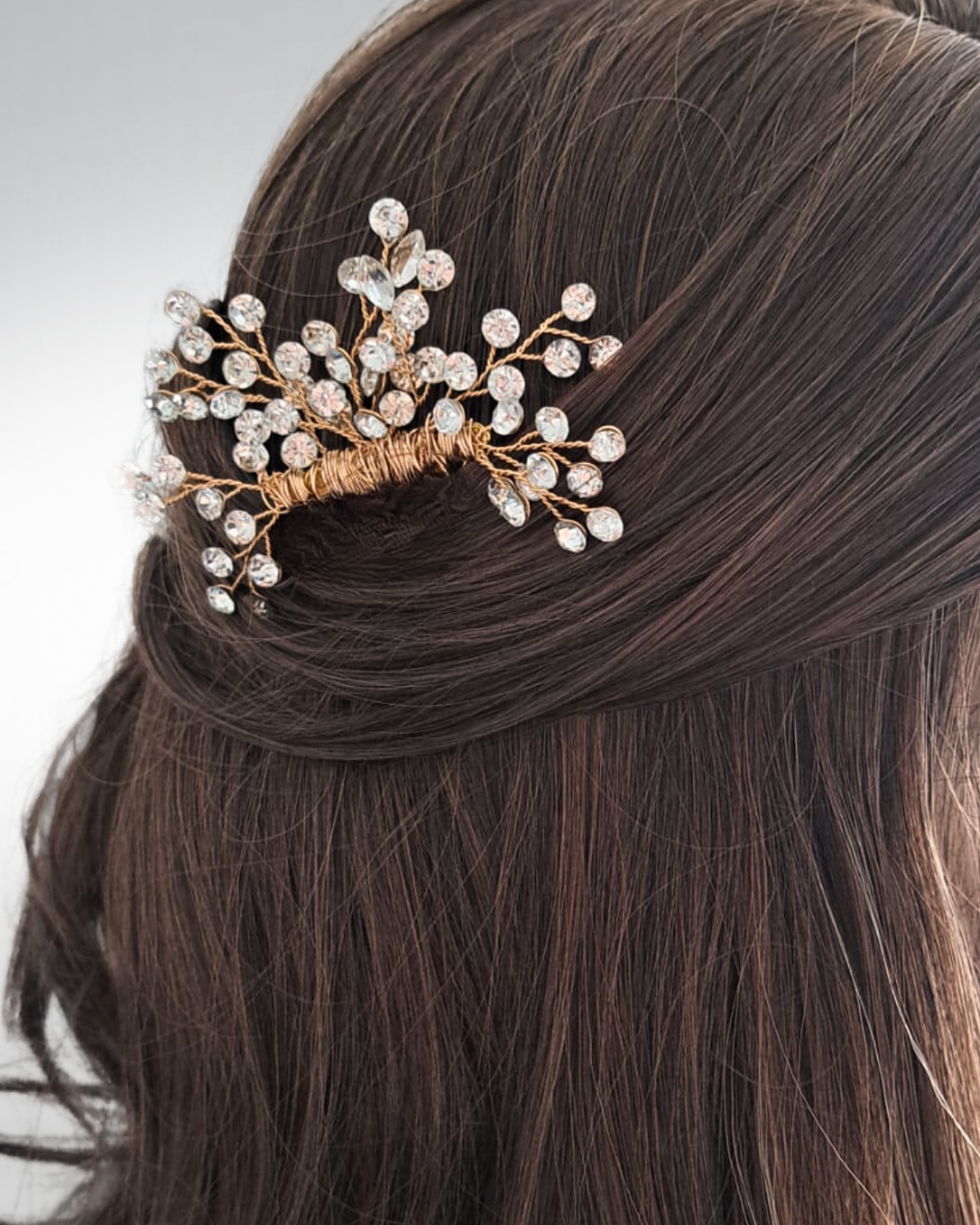 Bridal Comb with Crystals